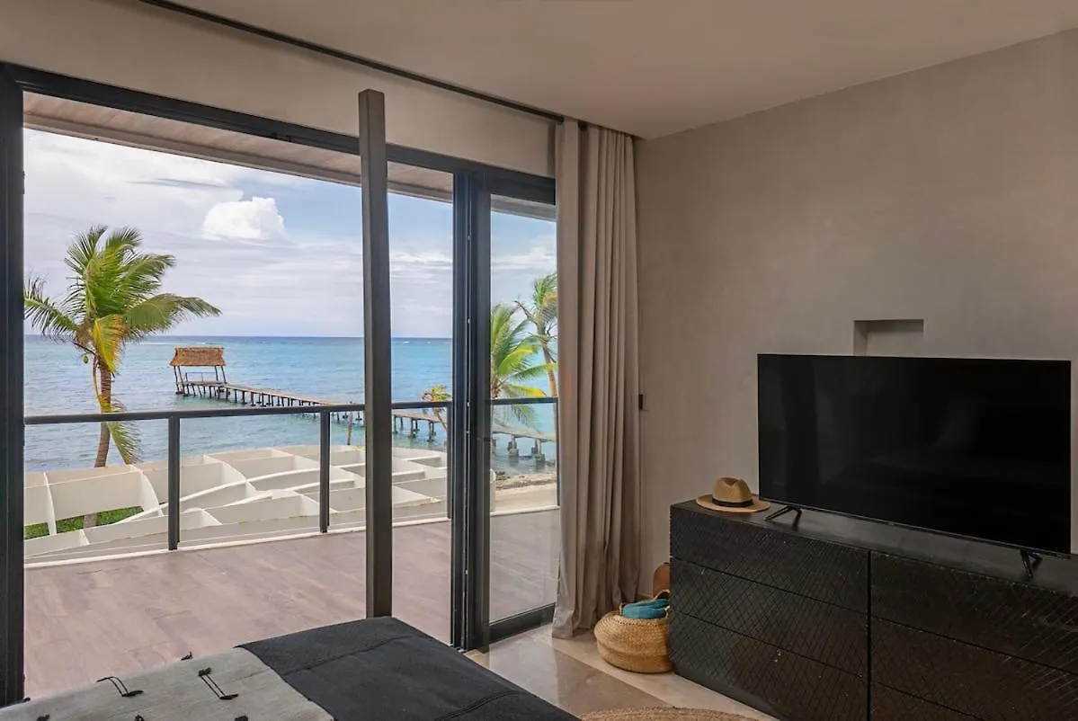 Oceanview 2Br Apartment,Tankah Bay , Gated Tancah Lägenhet